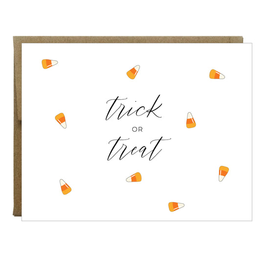 Trick or Treat Halloween Greeting Card