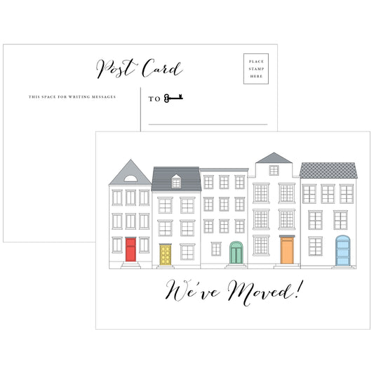 We Moved Urban Chic Home Postcards - Set of 10 - Idea Chíc