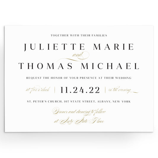 Royalty Wedding Invitation