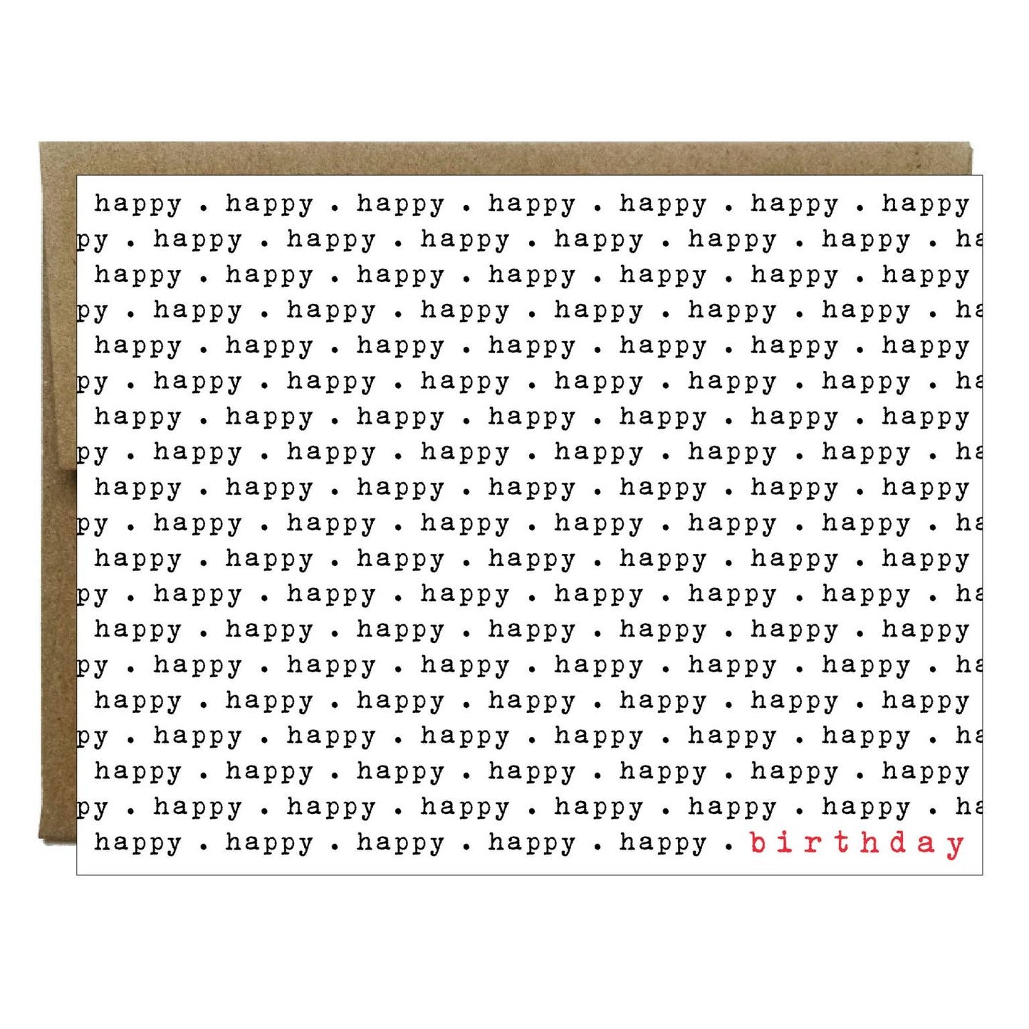 Feliz feliz cumpleaños tarjeta de felicitación