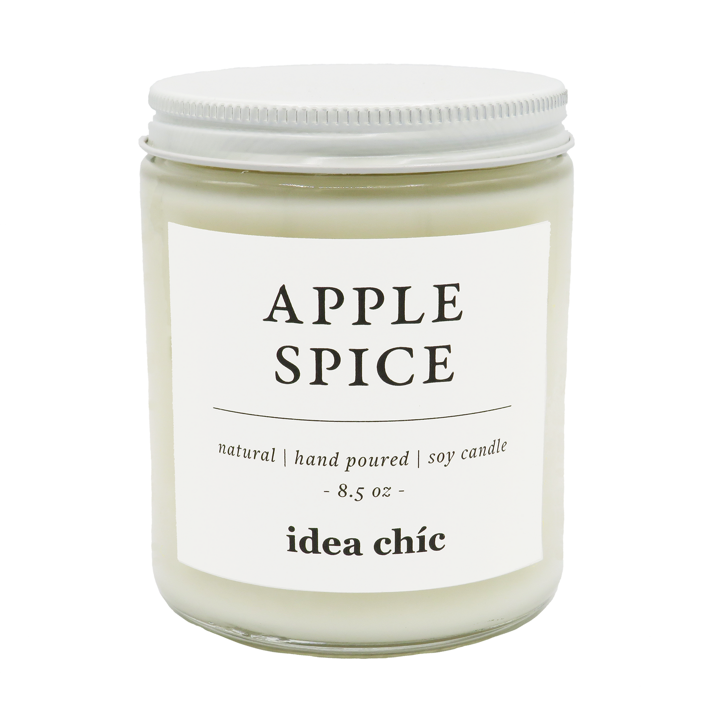 8.5 oz. Apple Spice Candle Glass Jar