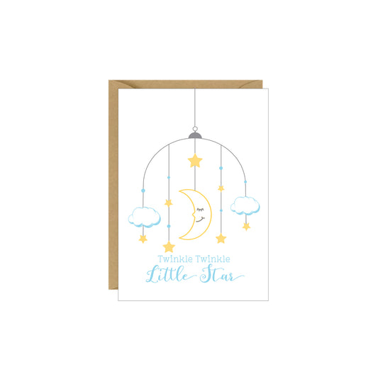 Tarjeta de recinto - Móvil para bebé Twinkle Twinkle Little Star - Paquete de 4