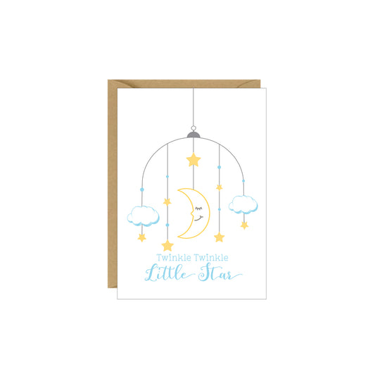 Enclosure Card - Twinkle Twinkle Little Star Baby Mobile - 4 pack