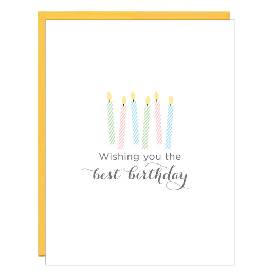 Best Birthday Candles Greeting Card
