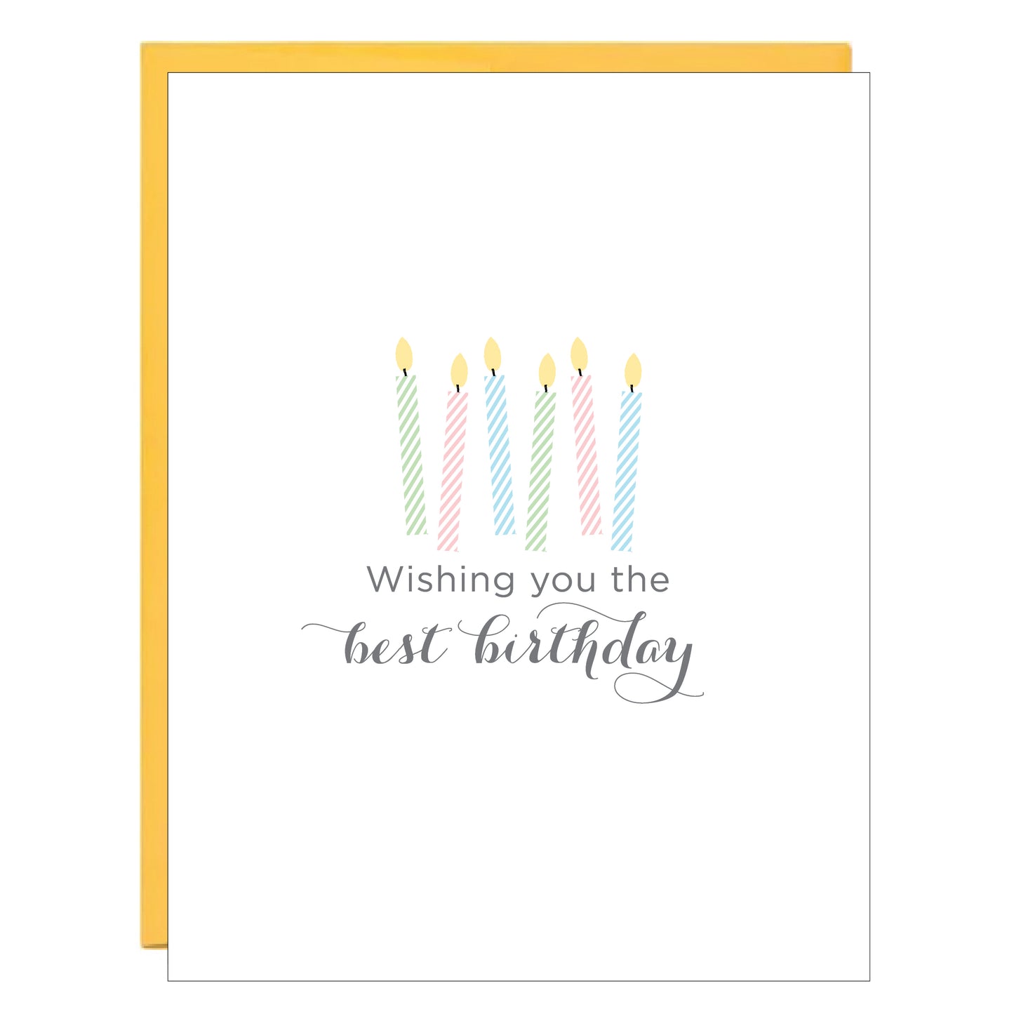 Best Birthday Candles Greeting Card