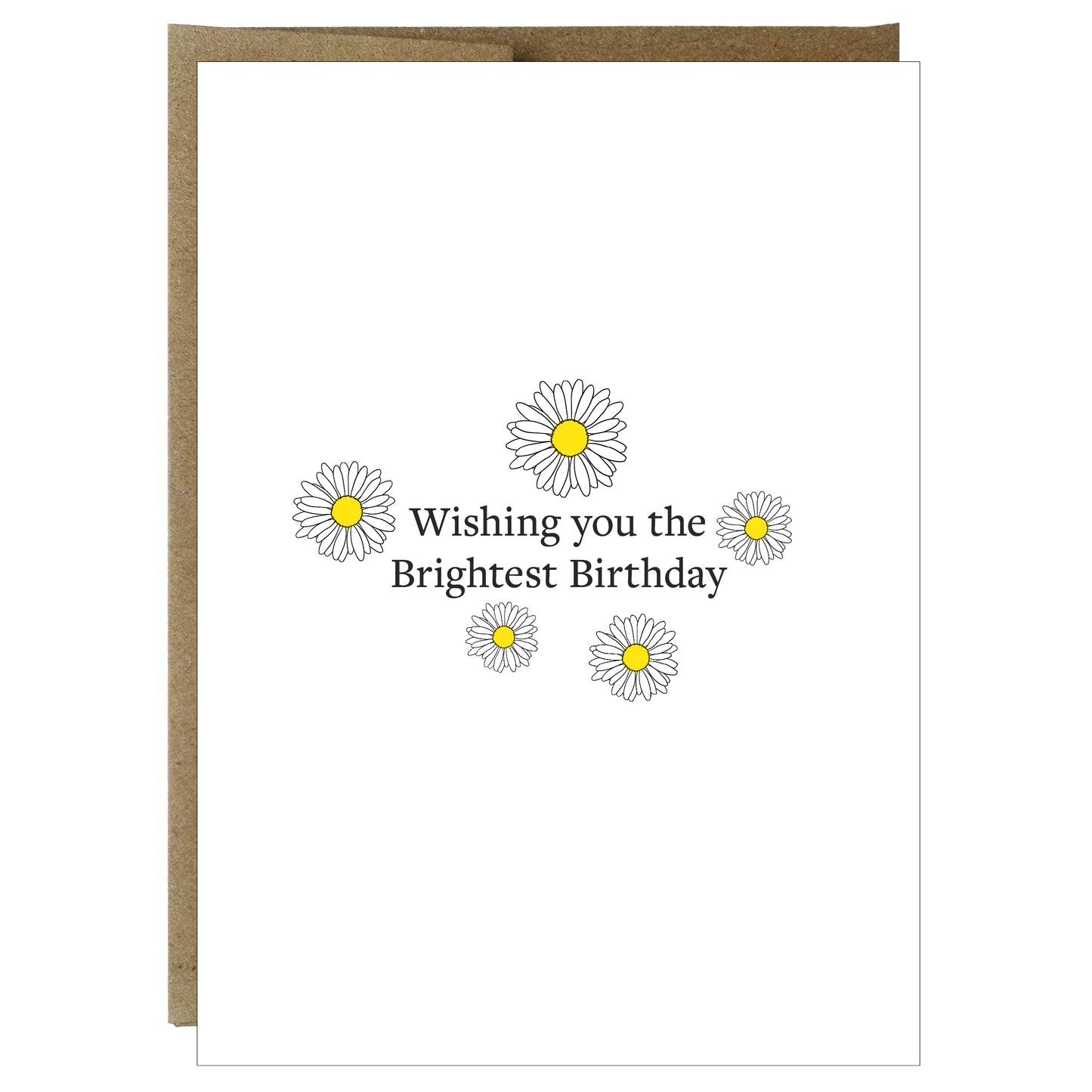 Daisy Flowers Birthday Greeting Card