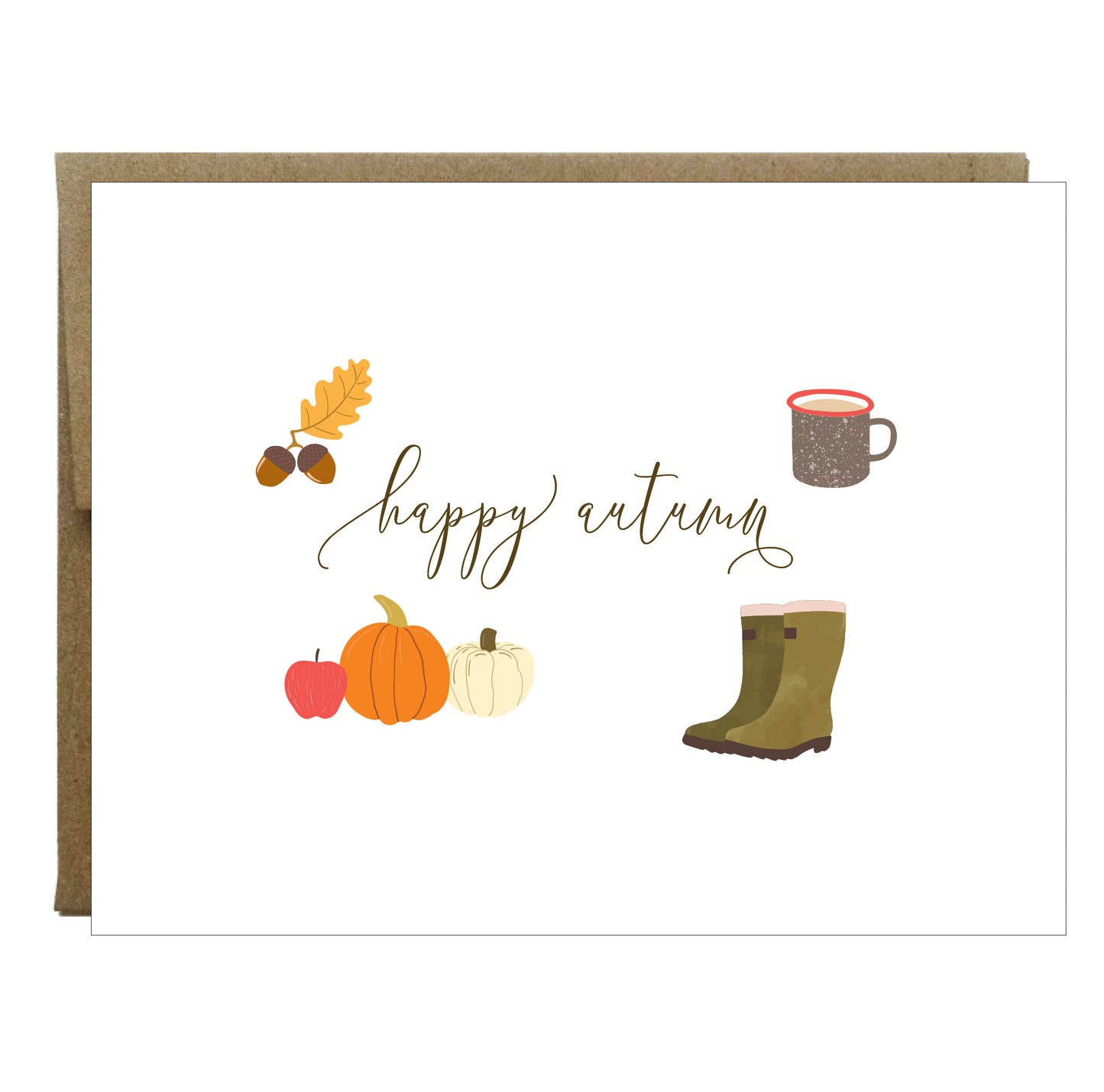 Joyeux automne Carte de voeux