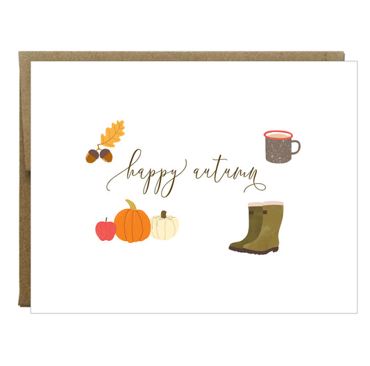 Happy Autumn Greeting Card