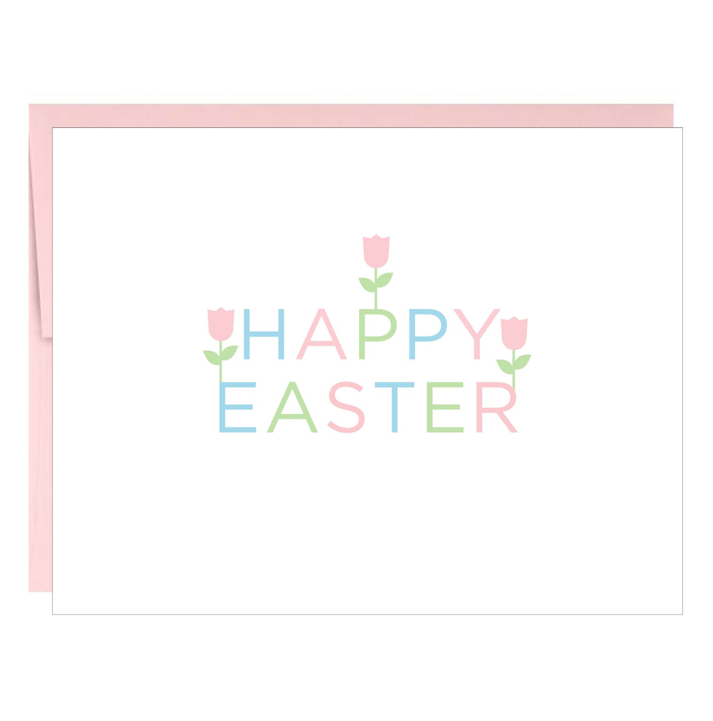 Happy Easter Sprouting Tulip Greeting Card