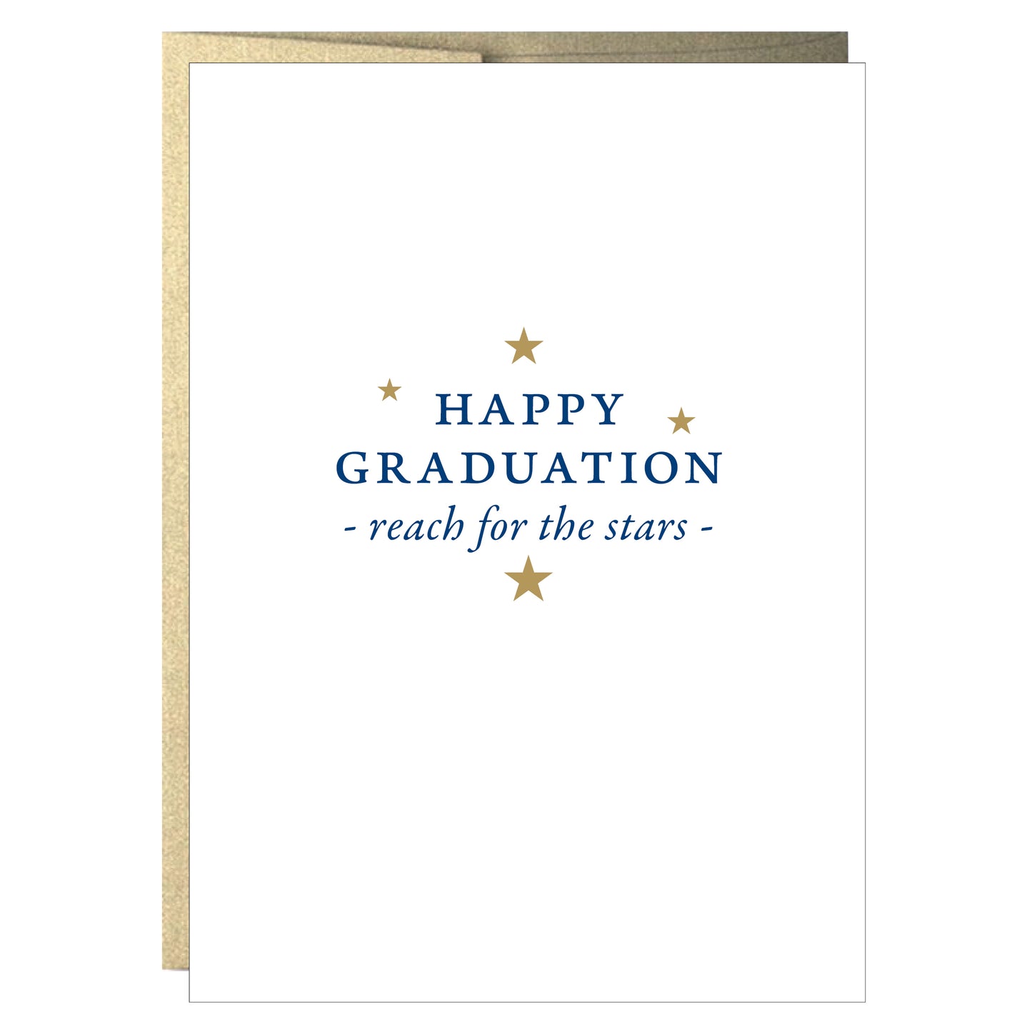 Atteindre la carte de vœux de remise des diplômes des étoiles
