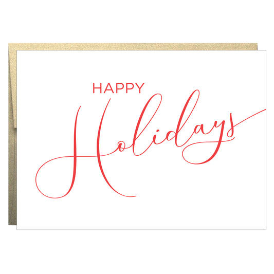 Happy Holidays Greeting Card