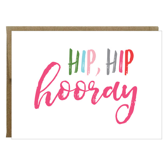 Hip Hip Hooray Greeting Card - Idea Chíc