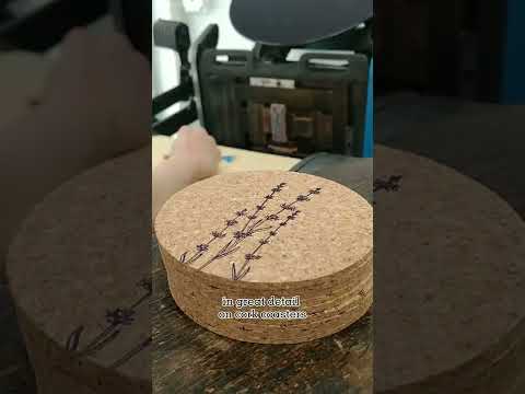 Lavender Cork Coasters - Pack of 4
