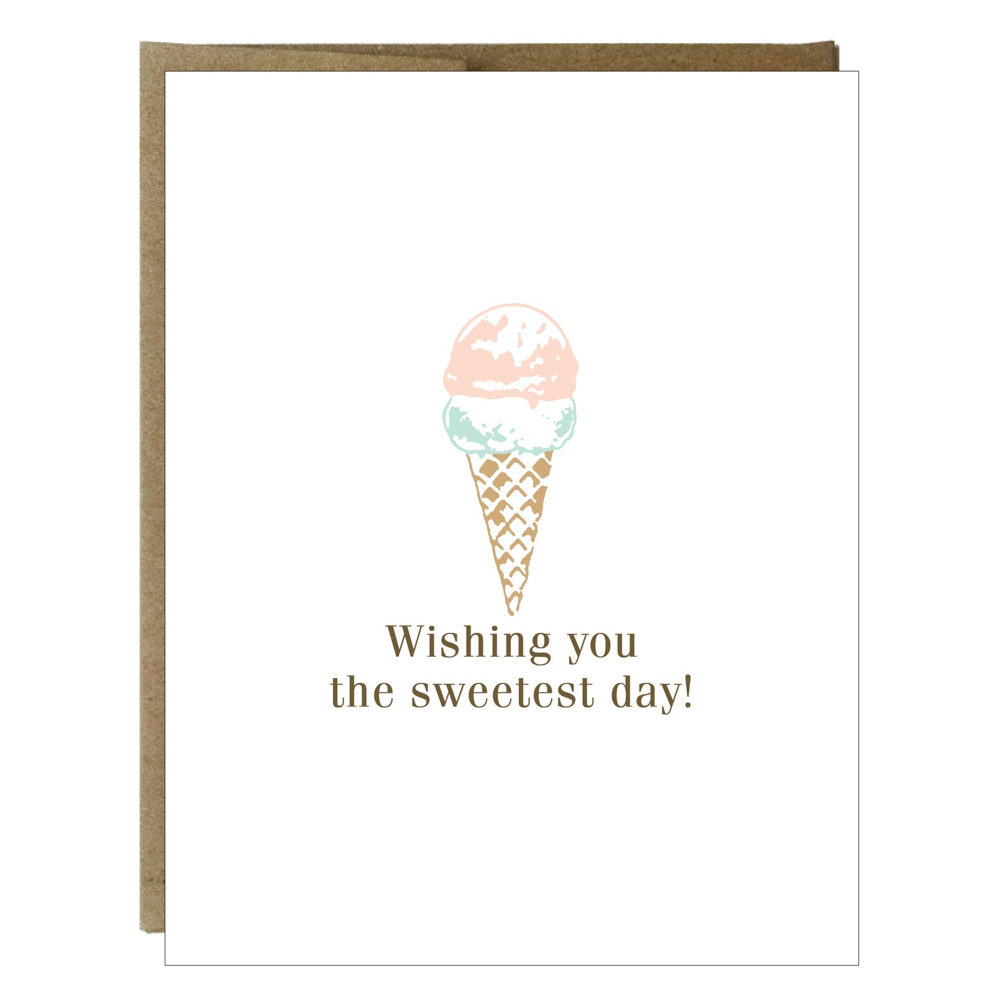 Ice Cream Sweetest Day Greeting Card - Idea Chíc