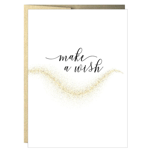 Make A Wish Birthday or Celebration Greeting Card - Idea Chíc
