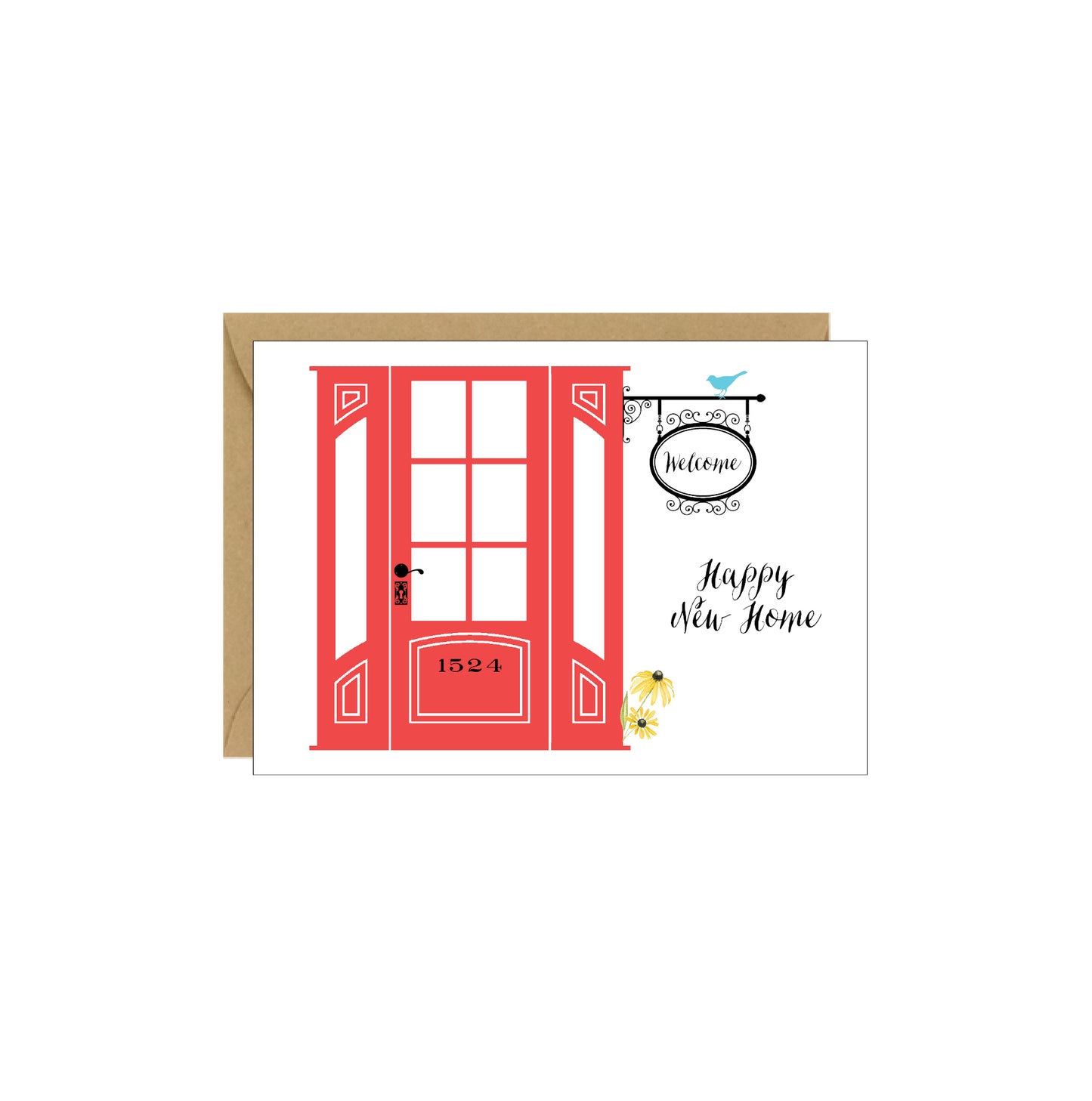 Enclosure Card - Happy New Home Housewarming - 4 pack