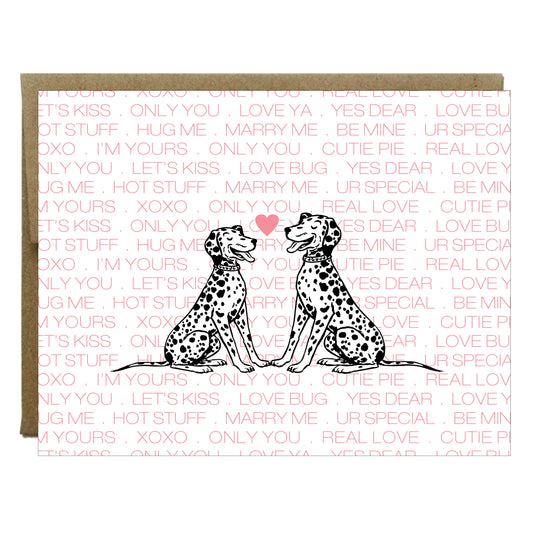 Old Puppy Love Valentine's Greeting Card - Idea Chíc