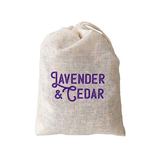 Lavender & Cedar Sachet - 3 Pack for Closet, Garment Bag or Drawer - Idea Chíc
