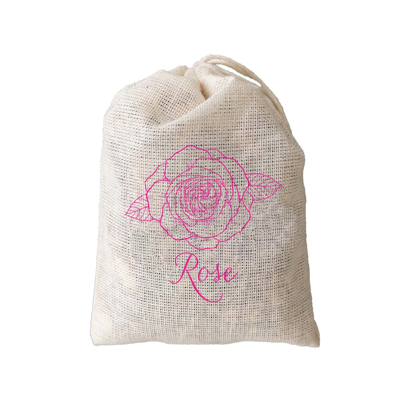 Rose Floral Sachet - 3 Pack for Closet, Garment Bag or Drawer