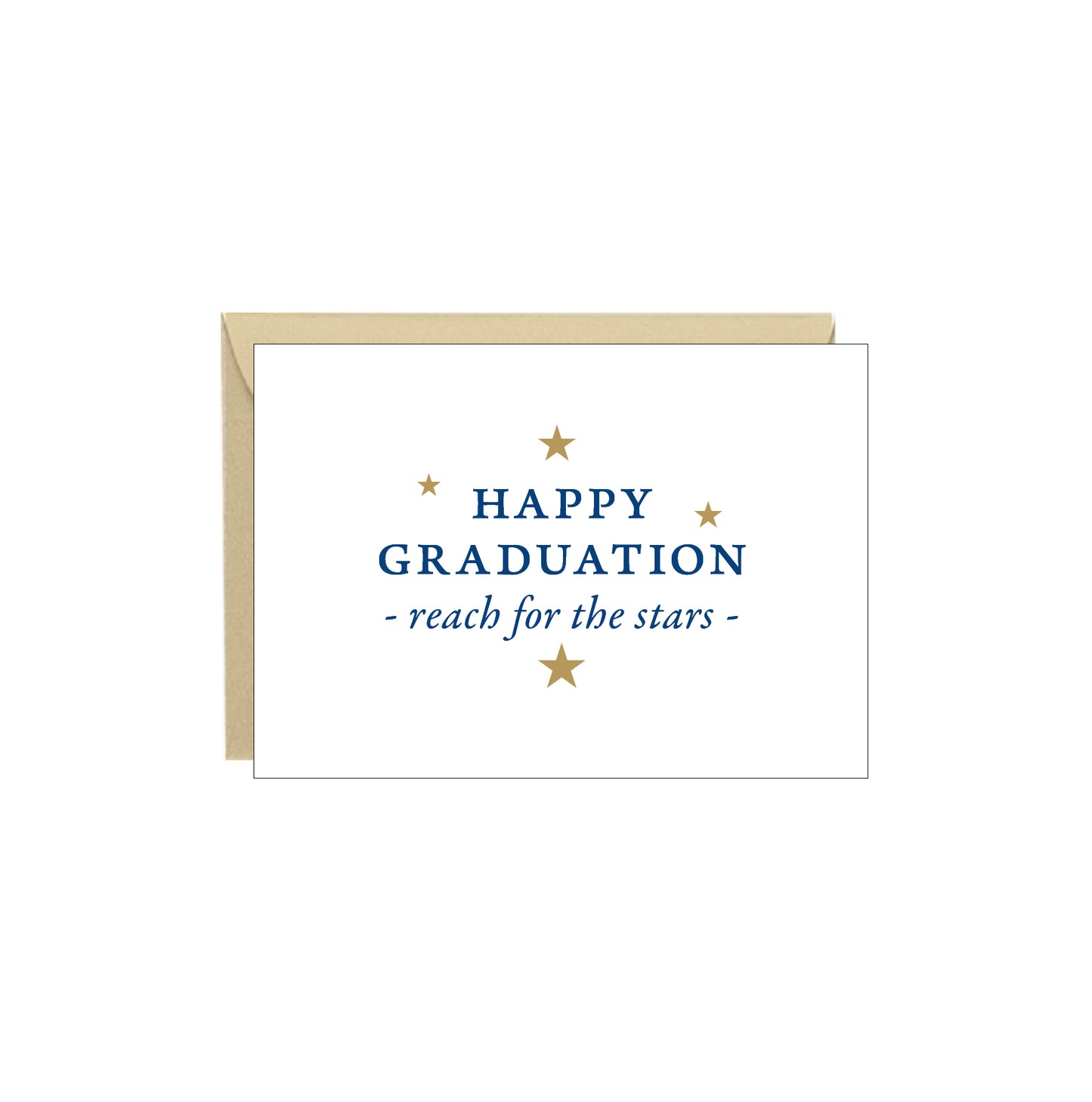Enclosure Card - Happy Graduation Reach for the Stars - 4 pack