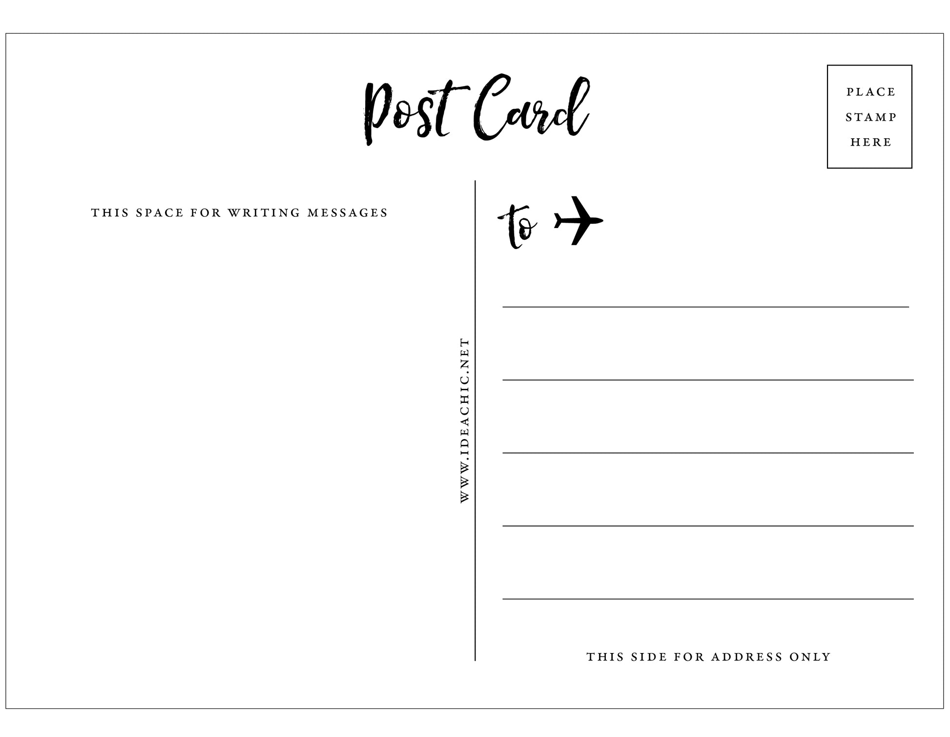 Print Custom Postcards with Our Blank Postcard Templates
