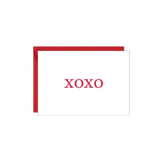 Enclosure Card - XOXO - 4 pack